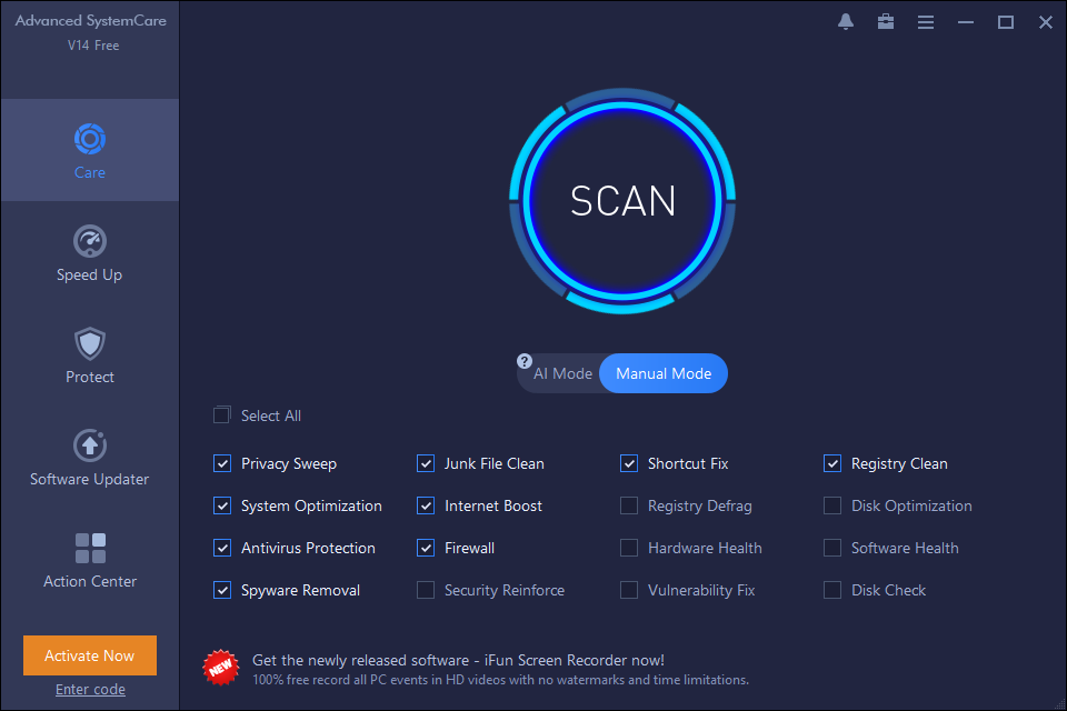 IObit Advanced SystemCare Free